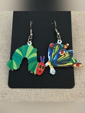 THE VERY HUNGRY CATERPILLAR EARRINGS